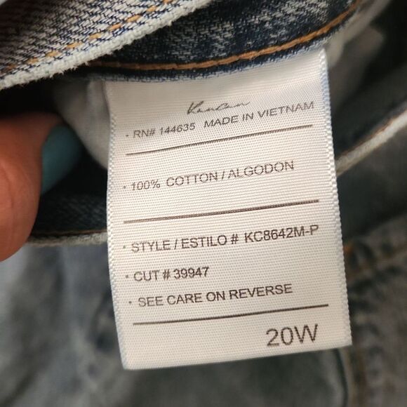 KanCan Light Wash Distressed Skinny Jeans Size 20 - Picture 6 of 11